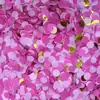 Pedaços de Papel Redondos em Formato de Coração de 2,5cm Dia dos Namorados Confete de Amor Preenchedor de Local de Casamento Decoração de Balão Transparente