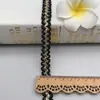Nueva Cinta de Encaje Tejida con Hilo de Poliéster Dorado y Plateado Materiales de Decoración para Ropa Hecha a Mano Accesorios de Adorno para Cheongsam