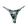 G010T Nova Versão de Calcinha Sexy Fio Dental de Alça Fina Dupla Camada Europeia e Americana Cintura Baixa Bikini Dupla Camada Algodão Puro Roupa Íntima Feminina em T