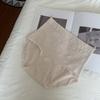 6102X Faixa Micro-Pressão Controle Abdominal Cintura Pequena Base Líquida Cintura Alta Controle Abdominal Roupa Íntima 100% Algodão Calcinhas Amigas da Pele Femininas