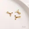 Colgantes de Collares al por Mayor, Colgantes de Cola de Sirena y Ballena Chapados en Oro de 14 Quilates que Conservan el Color, Accesorios para Pulseras, Collares, Pendientes DIY