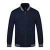 Uniforme de Beisebol Logo Personalizado Moletom de Veludo Instituição de Treinamento Roupa de Trabalho Uniforme de Classe Jaqueta Cardigan Roupa de Trabalho Outono e Inverno Estampagem