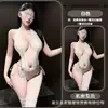 Gato Noturno Lingerie Erótica Renda Tela Alça no Pescoço Quente Transparente Recorte Tiras Cruzadas na Lateral Body Modelador