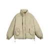 Marca de moda americana North Boundary para hombre Invierno 2025 Nuevo Chaqueta de plumón 90 Unisex Color Sólido Cuello alto Abrigo Cálido