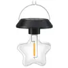 Luminária Pendente de Jardim Alimentada por Energia Solar, Luz Noturna para Pendurar em Árvores ao Ar Livre, Luz de Ambiente para Varanda, Luz para Jardim e Camping, Luz Solar