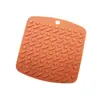 Tapete de silicona multifuncional para aislamiento térmico, antiquemaduras, antideslizante para mesa, olla, posavasos, plato, tazón, resistente a altas temperaturas