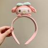 Diadema de Dibujos Animados Super Linda para Mujer Verano Yugui Dog Diadema para Lavar la Cara Parte Superior Craneal Alta Antideslizante Femenina Elegante Pinza para el Cabello Sombrerería