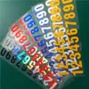 Stickers para Buzón Exterior de Comercio Exterior 0-9 Pegatinas Reflectantes Digitales Tamaño Fuente Color Opcional Pegatinas Digitales de Número Decorativo