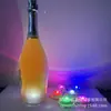 Pegatinas Luminosas para Botellas de Licor de 35 mm 52 mm de Diámetro, Posavasos LED Multicolores de Alto Brillo, Pegatinas Impermeables para Vasos con Carcasa Dura de ABS