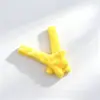 Brinquedos de Pelúcia Personalizados, Meias de Algodão Pretas e Brancas com Enchimento, Casal Magnético de Mãos Dadas, Acessórios para Olhos, Materiais de Decoração de Pelúcia Venda por Atacado