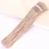 Cordón de Bucle Trenzado, Cordón para Collar de Nudo Chino, Accesorios para Joyería, Trenzado DIY, No. 72, Nudo Plano de 0.8 mm