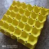 Los fabricantes de origen suministran 30 huevos de pulpa, charola para huevos color amarillo coliflor, charola para huevos común amarillo blanco a prueba de humedad