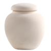 Bule de chá cerâmico liso pneu liso barra cerâmica produtos semi-acabados de cerâmica Jingdezhen formato redondo tigela de chá fábrica atacado