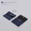 Bolsa de Embalaje para Joyería con Broche Metálico de Cuero PU Bolsa de Almacenamiento para Pulseras Anillos Bolsa Portátil con Tapa para Colgantes Pulseras Joyería