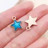 20 Estilos de Pingentes de Borboleta Folha Fruta Esmaltados Azul Royal em Liga para Colares, Pulseiras, Chaveiros e Acessórios de Joias DIY