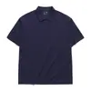 Camisa polo escolar unisex de manga corta con cuello para uniforme de campus y clase, bordado e impresión de logo personalizado, camisa cultural con cuello