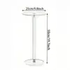 Mesa Lateral de Acrílico, Sofá Transparente, Mesinha Pequena Móvel, Sala de Estar Simples, Mesa de Chá para Varanda de Casa, Mini Mesa de Café