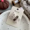 Lindo Chal Relleno de Algodón, Pasador de Caricatura de Oso, Lindos Accesorios para el Cabello para Niños, Versátil Adorno para la Cabeza de Niñas, Ligas para el Cabello, Cuerdas para el Cabello y Gomas Elásticas