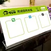 Suporte de Mesa em Acrílico para QR Code, Placa de Mesa em Acrílico, Placa de Mesa em L Personalizada para Banco, Atacado do Fabricante