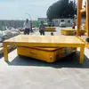 Vehículo Eléctrico de Plataforma Plana con una Capacidad de Carga Pesada de 5 Toneladas, Vehículo de Transporte de Transformadores con Estructura de Acero AGV con Rueda de Timón Doble para Operación Omnidireccional