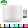 Produto de Sucesso Transfronteiriço Original Difusor de Aroma de 500ml, Umidificador Ultrassônico de Sete Cores para Quarto, Casa, Hotel, Difusor de Óleo Essencial