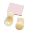Patch de Silicone para Seio com Orelha de Coelho Laqueada Cor Sólida Silicone Invisível Push-up Anti-queda Sexy Leve