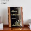 Medalha Troféu de Cristal Personalizada Madeira Maciça Criativa Certificado Lembrança Franquia Placa de Honra Autorizada Placa Comemorativa