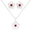 Set de Collar y Aretes Florales para Mujer Transfronterizo de Amazon 2026, Elegante y Versátil Exquisito Set de Joyería