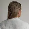 Corrente de Cabelo de Malha Novo Estilo Transfronteiriça Europeia e Americana de Alta Qualidade Corrente para Performance de Palco Acessórios de Cabelo Acessórios de Cabelo