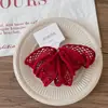 Diadema Amplia Hueca Sin Costuras de Alta Elasticidad Goma para el Cabello Dulce Goma Elástica Goma para el Cabello de Mujer Niños Estuche de Cuero Duradero Verano