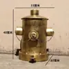 Arte de Hierro Vintage Estilo Industrial Creativo y Único Hidrante de Incendios Cubo de Basura Metálico Grande con Tapa y Pedal de Pie para Sala de Estar y Uso en Exteriores