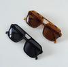 Gafas de Sol Cuadradas Estilo Nuevo 2024 con Diseño Único, Gafas de Sol de Doble Puente con Aspecto de Alta Gama, Protección UV, Estilo Trendy tipo Ins