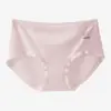 Ropa interior antibacterial para mujer de seda de morera grado 10A, cintura media, transpirable, ropa interior Lenzing Modal ultra fina clase A de 60 hilos