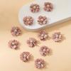 Acessórios de Cabelo e Acessórios de Roupa DIY com Flores de Poliéster Bordadas à Mão com Strass, Acessórios de Pérola e Strass em Estoque
