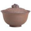 Hand-pinching rocha barro grés pé alto Tampa tigela artesanal antigo kung fu conjunto de chá Tea Bowl doméstico anti-escalda tigela de chá pequena