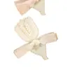 Cinta de Malla Fresca Accesorios de Moño de Perlas Flor de Tela Hecha a Mano Hilo Tejido Tela de Organza Accesorios de Ropa DIY