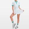 Ropa de Yoga de Nuevo Estilo Transfronteriza para Mujer, Ropa Deportiva Casual Transpirable de Verano para Tenis, Camisa Polo, Conjunto de Ropa Deportiva para Correr al Aire Libre