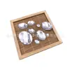 DIY Cosido a Mano Diamante Joyería Ropa Zapato Accesorios Material Anti-mesa Acrílico Oval Malla Planos Fondo Agujero Doble Perforado