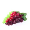 Racimo de uvas de fruta y verdura artificial plástico blando uva fruta techo supermercado decoración de jardín de infantes fruta falsa