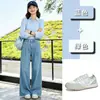 Tenis de mujer de cuero genuino, nuevo modelo otoño 2026, versátiles, modernos, transpirables, zapatos blancos, zapatos casuales para mujer que aumentan la altura