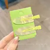Grampo de Cabelo Seamless Dopamine para Mulheres, Presilha Lateral de Alto Padrão para Franja, Grampo para Franja, Presilha BB, Piranha, Presilha Bico de Pato, Acessório de Cabelo