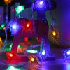 Luces de Cadena de Nudos Chinos LED Linternas Rojas con el Carácter "Fu" Luces de Cadena para el Año del Conejo Decoración de Año Nuevo Festival de Primavera Festival de las Linternas Luces Intermitentes
