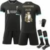 Club No 2425. 11 Salah Patrón de Trofeo Dorado Nuevo y Viejo Liverpool Edición Conmemorativa de Victoria Traje de Jersey