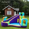 Castelo Inflável Amf Pequeno Castelo com Jato d'Água Infantil Doméstico Castelo Inflável Doméstico Pequeno Parque de Diversões Castelo