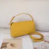 Bolso Togo Piel de Vaca de Primera Capa Bolso con Portalápices Moderno y Versátil Bolso de Piel Genuina para Mujer Bolso Cruzado Transversal de Hombro Tipo Almohada