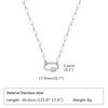 Collares Para Mujer Cobre Circonita Colgante Collar Acero Inoxidable Pulsera Oro 18K Nc-1534