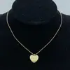 Collar Estilo Chanel, Colgante Chanel Doble C Letra Corazón Incrustado con Diamantes, Colgante de Resina en Cadena Larga, Nuevo Collar Estilo Chanel para Mujer