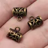 12x 12mm 1.3g oro antiguo al por mayor joyería de comercio exterior Europa y Estados Unidos conector caliente cabeza colgante