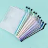 Bolsa para Archivos A4 con Cremallera Bolsa para Temas Bolsa de Clasificación Bolsa para Libros A5 Bolsa Transparente para Almacenamiento de Archivos Archivo Gran Capacidad