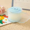 Fita de Ráfia com Cauda de Peixe de 4cm com Bordas Onduladas em Cor Contrastante, Fita para Buquê de Flores, Fita de Cetim, Embalagem, Material para Laço Artesanal